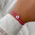 PULSERA NUSY FUCSIA 18-20CM