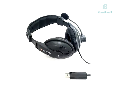 DCH-4018 USB Hugel Auriulares Gamer con Cable y Micrófono