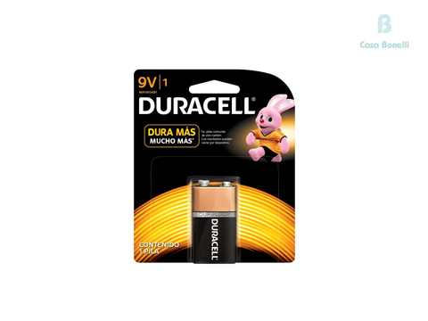 Batería Duracell de 9 Volts