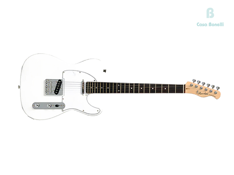 BTE 1R Bacchus Guitarra Eléctrica Telecaster White