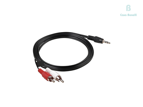 LTA071 Grupo Marmara Cable de Audio Plug 3.5mm a 2 RCA de 3 Metros