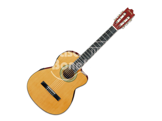 GA3ECEAM Ibanez Guitarra Electrocriolla con Cuerdas de Nylon y Corte
