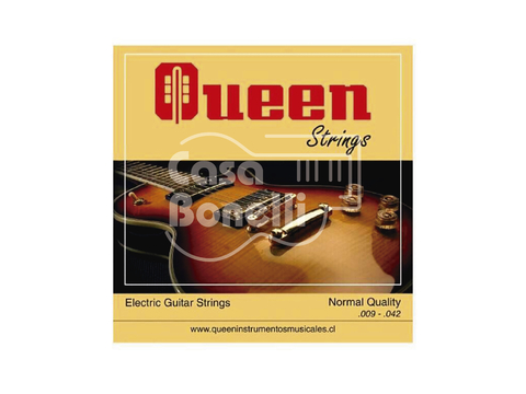 Queen 0.09 Cuerdas para Guitarra Eléctrica