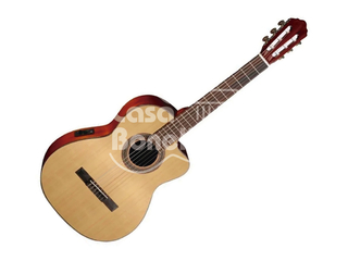 AC120CE-OP Cort Guitarra Electrocriolla con Cuerdas de Nylon y Corte