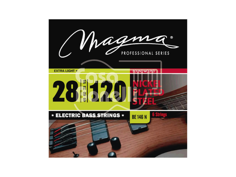 BE-146N Magma 28-120 Set 6 Cuerdas para Bajo Eléctrico