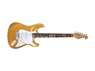 STG-003-MG STG SERIES Aria Guitarra Eléctrica Stratocaster Gold