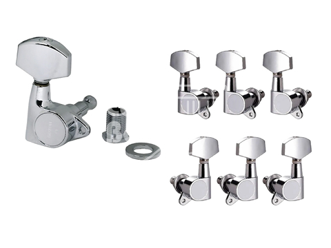 365944 Gotoh Set de Clavijas 3+3 para Guitarra Eléctrica