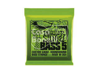 P-02836 Ernie Ball 45-130 Set 5 Cuerdas para Bajo Eléctrico