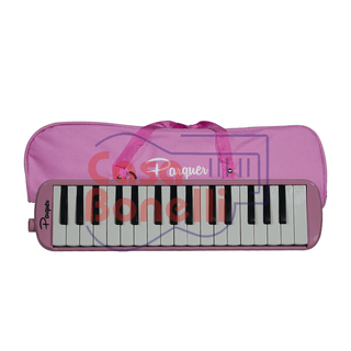 Melódica Piano 32 Notas Con Funda Parquer Mel-blu