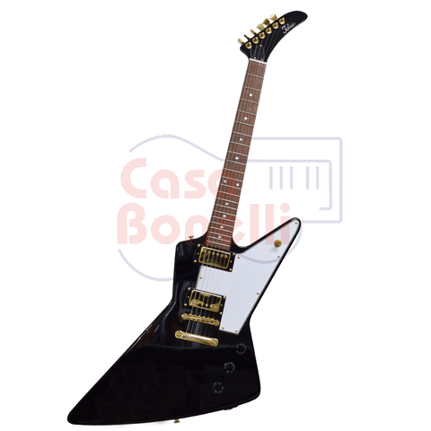 Guitarra Electrica Tipo Explorer Negra Tokai EX68BB