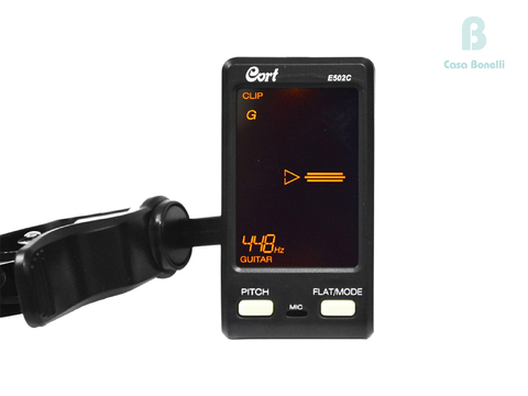 E-502C CLIP ON TUNER Cort Afinador Cromático