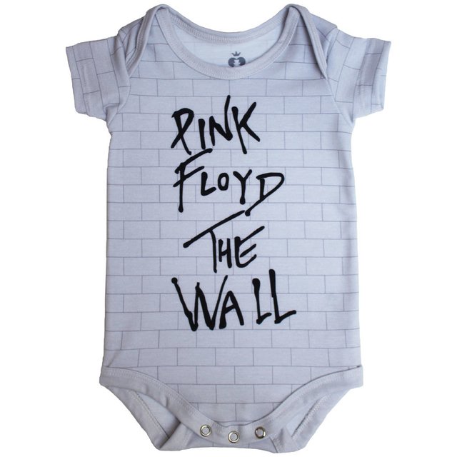 Body Bebê Estampado Pink Floyd - Isabb - Isabb