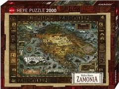 (1056) Map of Zamonia - 2000 peças