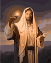 (2513) PINTURA EM TELA NUMERADA - JESUS
