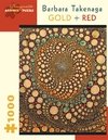 (1185) Gold + Red; Barbara Takenaga - 1000 peças