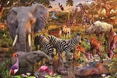 (987) African Animal World; David Penfound - 3000 peças - comprar online