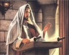 (1904) Pintura em Tela Numerada - Jesus Cristo