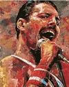 (2415) Pintura em tela numerada - Freddie Mercury