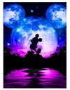 (3015) Pintura com Diamantes - Diy 5D Strass - Mickey 4 - 30x40 cm