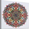 (1739) Pintura com Diamante - Mandala 27 - 30x30 cm - Pedras Especiais