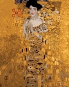 (2241) Pintura em Tela Numerada - Retrato de Adele; Klimt - 60x75 cm