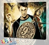 (2309) Pintura em Tela Numerada - Tela Tintas Pincéis - Harry Potter 2