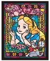 (2655) PINTURA COM DIAMANTES - Diy 5D Strass - Alice no País das Maravilhas em Mosaico - 30 x 40 CM