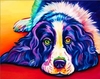 (2146) Pintura com Diamantes - Dog - 30x25 cm