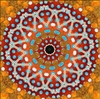 (2153) Pintura com Diamantes - Mandala 53 - 25x25 cm