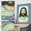 (2162) Pintura com Diamantes - Jesus 2 - 30x40 cm - Pedras Especiais