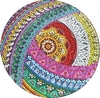 (2175) Pintura com Diamantes - Mandala 56 - 30x30 cm - Pedras Especiais