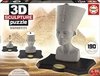 (1012) Sculpture Nefertiti 3D - 190 peças