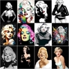 (2714) Pintura em tela Numerada - Marilyn Monroe - Vários modelos