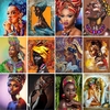 (2666) Pintura em tela Numerada - Africanas - vários modelos e tamanhos