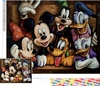 (3057) Pintura com Diamantes - Diy 5D Strass - Mickey e Amigos 1 - 40x30 cm