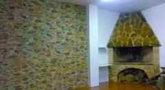 Imagen de Revestimiento Simil Piedra Ceramica Muralla Ocre , Pared