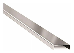 Listel Guarda Perfil Acero Inoxidable Br 2,5 Mts X 40 Mm brilllante - comprar online