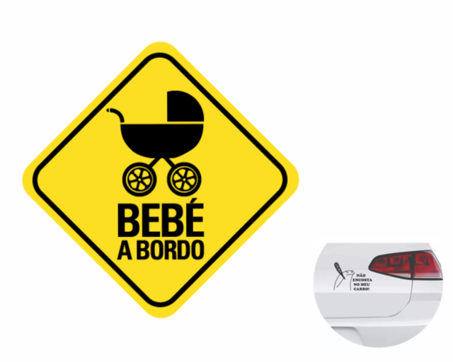 Baby Boy Bebê a Bordo Sticker