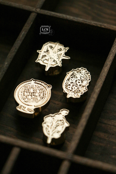 Wax seal stamp set STARFLOWER by LCN