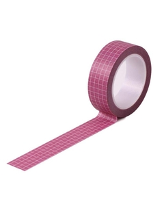 Washis estandard GRID 15 mm x 10 m COLORES 2021 Blanca fondo Magenta