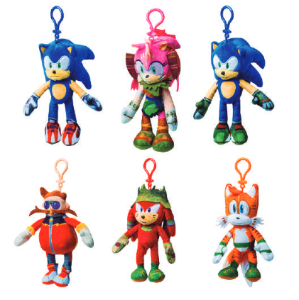 4 Bonecos Sonic 3 De Cm E Outro De 15cm Presente Crianças