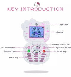 Mini celular 2000s hello kitty - loja online