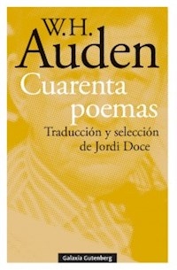 CUARENTA POEMAS - AUDEN WYSTAN HUGH