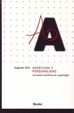 ESCRITURA Y PERSONALIDAD 10¬ ED - VELS AUGUSTO