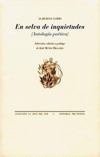 EN SELVA DE INQUIETUDES ANTOLOGIA POETICA - GIRRI ALBERTO