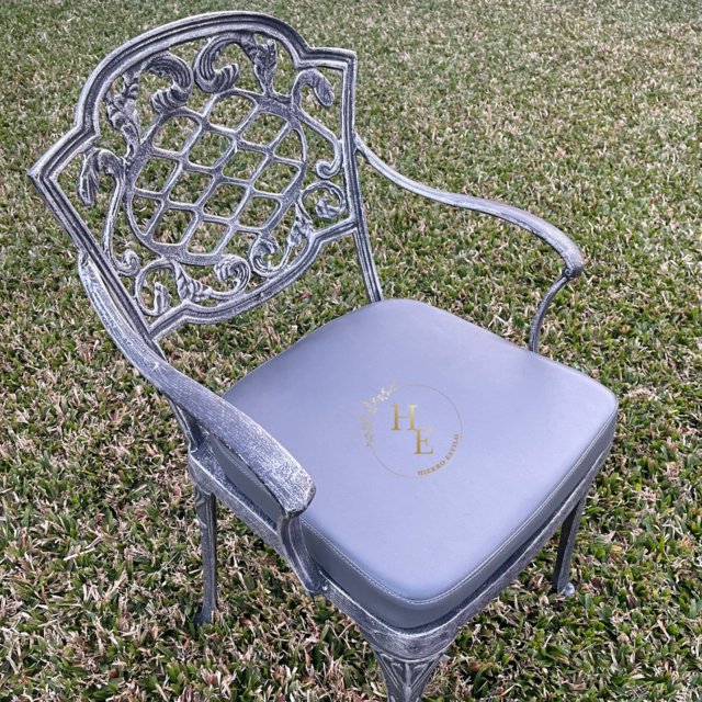 Juego " Chato Oval" (Mesa + 8 sillones) - Juegos de jardín de Hierro | #1 Precios en Argentina  | Hierro Estilo