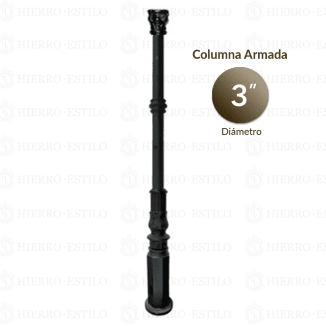 Con Flor Colonial - Columna Armada (3")