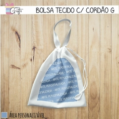 Bolsa Tecido Saco Personalizada - G