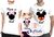 Camisa Aniversário Minnie e Mickey 3 Pçs