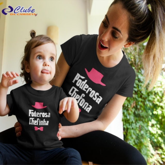 CAMISETA TAL MÃE TAL FILHA A PODEROSA CHEFONA (2 CAMISETAS)1